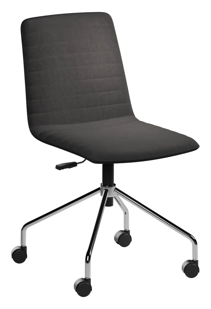 ARCA MOVE CHROME, židle kancelářská, látka tmavě šedá